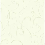 American Patterned Wall Covering Size 10m x 0.53m, Off White Color, Model BC61308