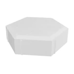 بلاط رصيف انترلوك سداسي سمك 6 سم  لون ابيض | شركة معيار