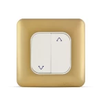 مفتاح ستارة مزدوج 10 أمبير، لون ذهبي، 7×7 سم، 250 فولت | سبكترا