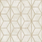Spanish wallpaper geometric design 10 m x 0.53 m, beige, model 374-3