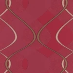  Decorative Wall Paper Venice Set, Red With Brown Color, Size 5 m², Germany, Product ID 06-5770