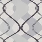 Decorative Wallpaper Venice Collection, Dimensions 5 m², White With Grey Color, Product Code 10-5770