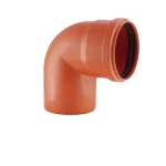 UPVC Elbow 90° Chanal  Size 75 mm Color Orange
