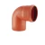UPVC Elbow 90° Chanal  Size 75 mm Color Orange