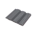 Wood alternative PVC for facades size 2900 x 200 mm gray color model So0081