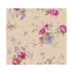 Floral wall decoration, beige color, length 10 m, width 0.53 m, model FF51204   