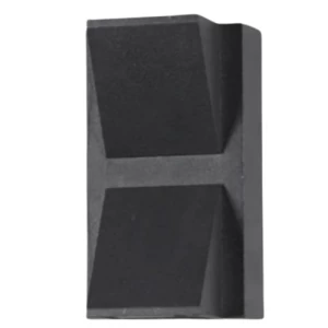 Outdoor LED Wall Fixed Lighting Unit 6 Watt, Black, Size 8x17 cm | Matkel Store