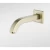 Concealed Wall Mounted Mixer Tap Matte Gold Color