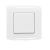 Wide Electrical light switch 1 gang 10 Amp ALF Alfanar Size 7×7 cm Color White 