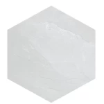 Retro Light Hexagonal Ceramic, light Gray , 14 mm Thickness, Size 58.5 × 67.5 cm