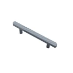 ماسكة خزانة مطبخ ستانلس ستيل شكل T، طول 16 سم، لون رمادي | شركة روائع المطابخ