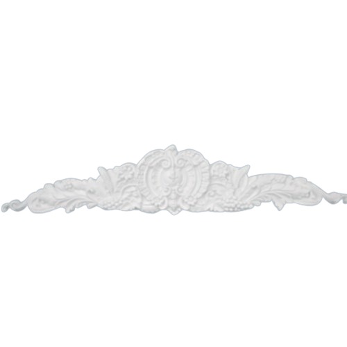 Decorative PU Foam Cornices 117x23 cm, White Color | Zakharef Company