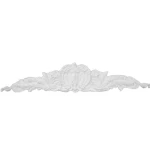 Decorative PU Foam Cornices, Dimensions 117x23 cm, white color | Zakharef Company