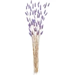 Lavender Decorative Plant, purple color, length 60 cm