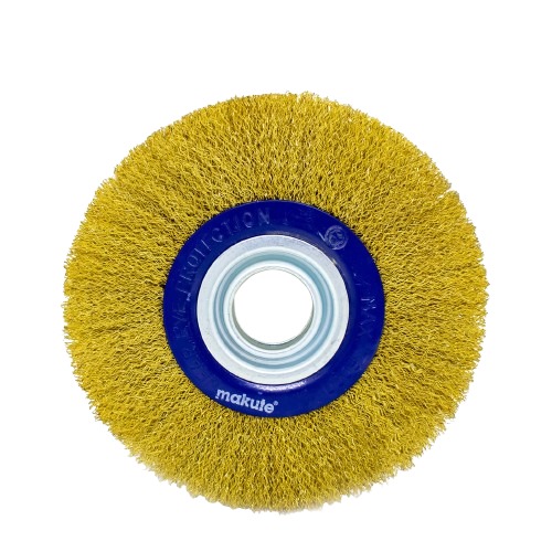 Wire Wheel Brush 7 Inch Durable Carbon Steel | Makute