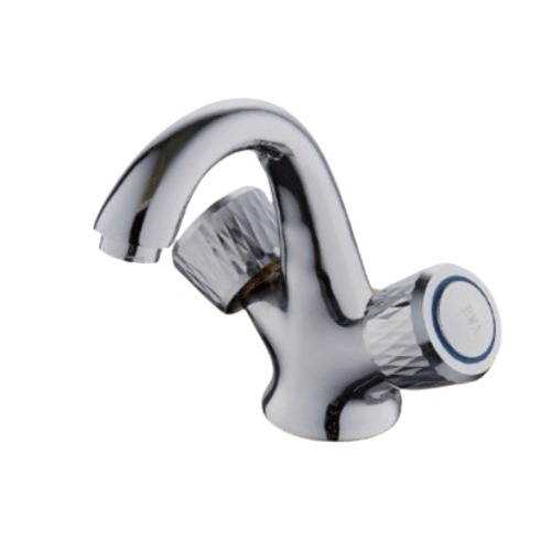 Two line Washbasin Mixer Chrome, Durable, 2 Years Warranty | Prime Alarabia