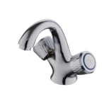 Two line Washbasin Mixer, Chrome