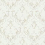 ورق جدران ايطالي مقاس 10 م×0.73 م، لون أوف وايت، موديل 27063