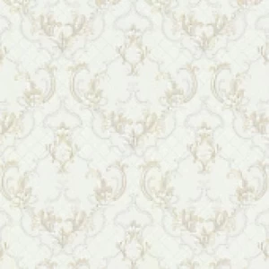 Italian Wallpaper 10m x 0.73m Off White, Model 27063 | Balbaid Decor Company
