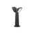 Pinella Garden Light Pole, Dimensions 943×370×240 mm, Black Color