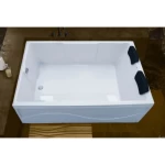 Unix Luxury Bathtub, White, Size 180x120 cm
