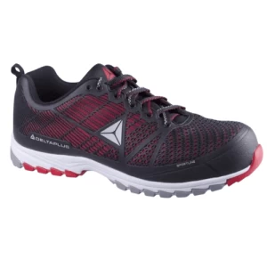 Sport Protective Shoes Steel Toe, Lightweight, Size 42, Red/Black, Slip Resistant | Reda Safe