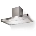 جهاز تهوية جداري ستانلس ستيل، عرض 90 سم، قوة شفط 400 م³، تحكم إلكتروني