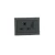 English Socket K1 with Switch, Black Finish, Size 7×7 cm, 13 Ampere