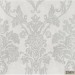 Classic Wallpaper Length 10m, Width 0.53m, Light Gray Color, Model 225001VE