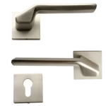 Separated Doors Handles, Silver Color