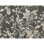  Wooded Wallpaper, black with beige Color, Length 10m, Width 1.06m, Model Z21836