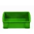 HDPE Plastic Container for Vegetables Storage, Dimensions 36×24×10 cm, Green Color, Model 7SPDD