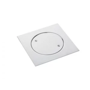 صفاية تصريف أرضية مربعة لون تيتانيوم مقاس 15×15 سم | N16.003-1