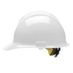  Bullard safety helmet  Weight  400 gm   White  Color  with a low center of gravity   