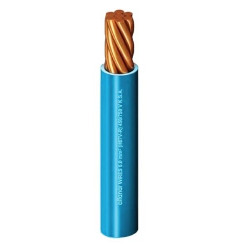Stranded Copper Single Electrical Wire 6mm2, Heat Resistant PVC Insulated, 450/750V | Al Fanar