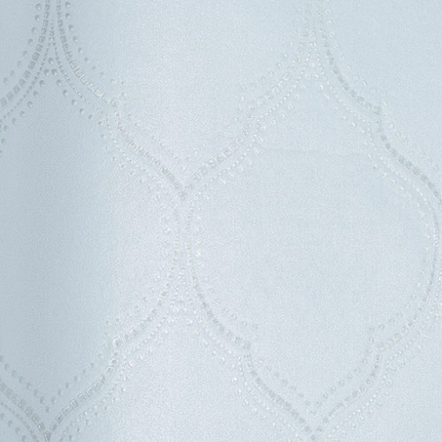 Vinyl Wallpaper Patterned Design 15.6m × 106 cm Silver Gray | Luxury line