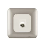 فيش تلفزيون مائل مفرد سبكترا، لون تيتانيوم، 7×7 سم