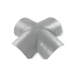 زاوية رباعية للقرميد الخرساني، مقاس 475×475 مم، لون رمادي فاتح لامع | الديار العتيقة