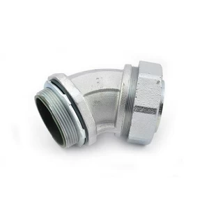 45° Bend Connector Malleable Iron, Size 2 inch | United Electricals