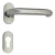 Separated Steel Door Handle, Silver Color