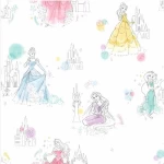 ورق حائط، لون ابيض تصميم اطفال، مقاس 10.10 م×0.521 م، موديل ديزني مارفل