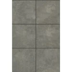 أرضيات بورسلان فوجيان سعودي تصميم مربع، تشطيب مطفي، مقاس 60×60 سم، رمادي غامق، مناسب للأرضيات الداخلية