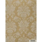 Classic Wallpaper Length 10m, Width 0.73m, Beige Color, Model 305006