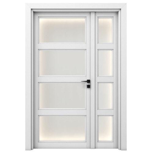 White Wooden Door and a Half 160×235 cm, Model GBR05 | 