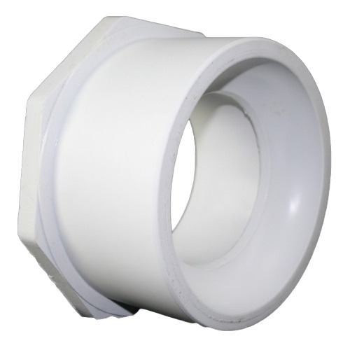 نقاص بلاستيك PVC جدول 40 مقاس 6×4 إنش قطر خارجي 168.2 مم لون أبيض | مصنع الخليجية للصناعات البلاستيكية
