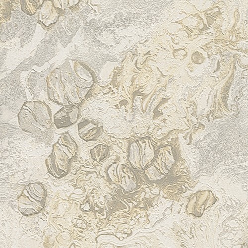 Patterned Wallpaper Pale Beige 10m x 0.53m, Model 73522 | Balbaid Decor Company