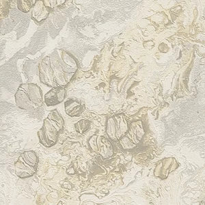Patterned Wallpaper Pale Beige 10m x 0.53m, Model 73522 | Balbaid Decor Company