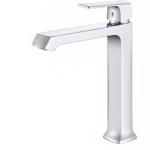 Long Washbasin Faucet, Chrome 