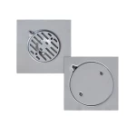 صفايه تصريف مياه 2 مسمار ستانلس استيل 316 يوروستار موديل EU 10A المقاس 10×10 سم