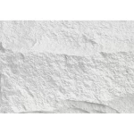 Clay Stone Cladding crossard mushroom stone, dimensions 40 × 80 cm, white Color, model 052